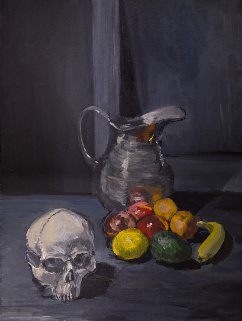 Skull and Fruit